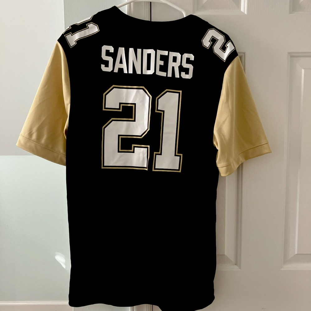Nike DRI FIT Men's Coach Prime #21 Deion Sanders 2.0 BLACK Jersey NWT SZ M - Picture 2 of 4